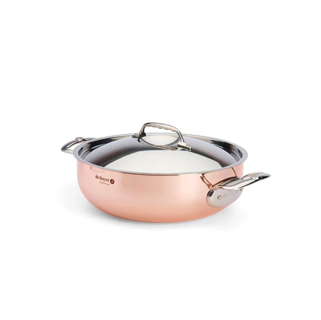De Buyer Prima Matera Copper Braiser - Image 2