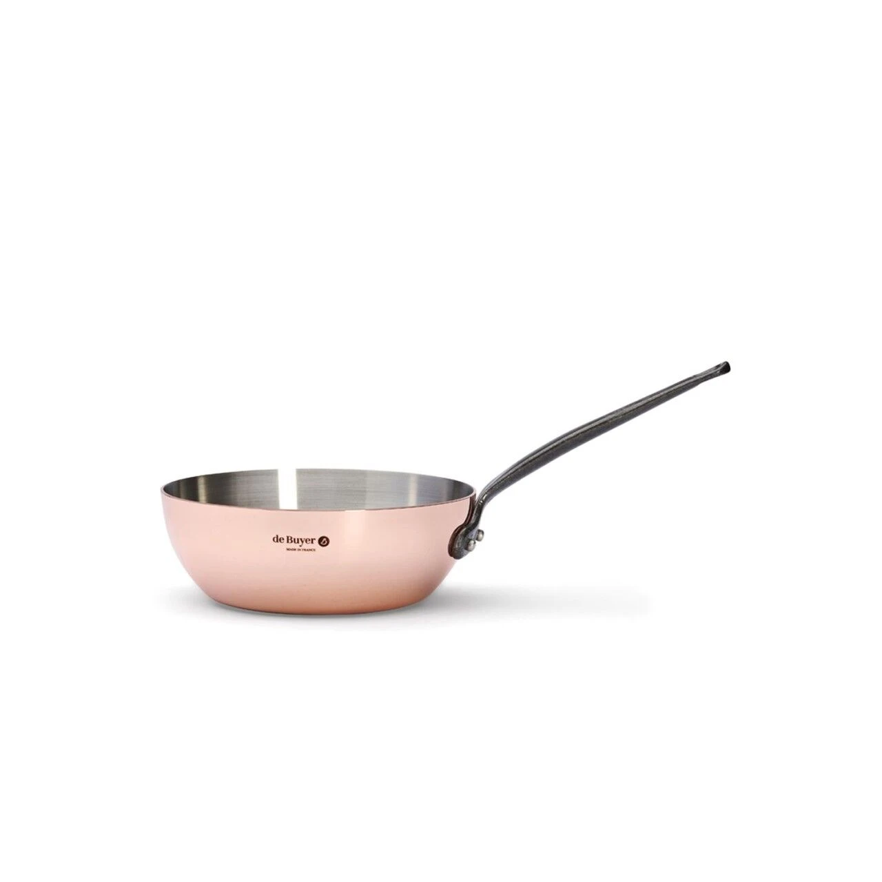 De Buyer Prima Matera Tradition Copper Conical Saute Pan - Image 3